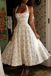 Women's Elegant Floral Halter Maxi Dress – Wedding Guest