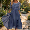Women's Lace Formal Wedding Guest Dress
